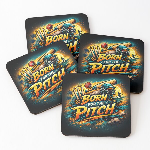 Item preview, Born for the Pitch – Bold Cricket Fan Art | Cool Sports Aesthetic Design designed and sold by warlistop.