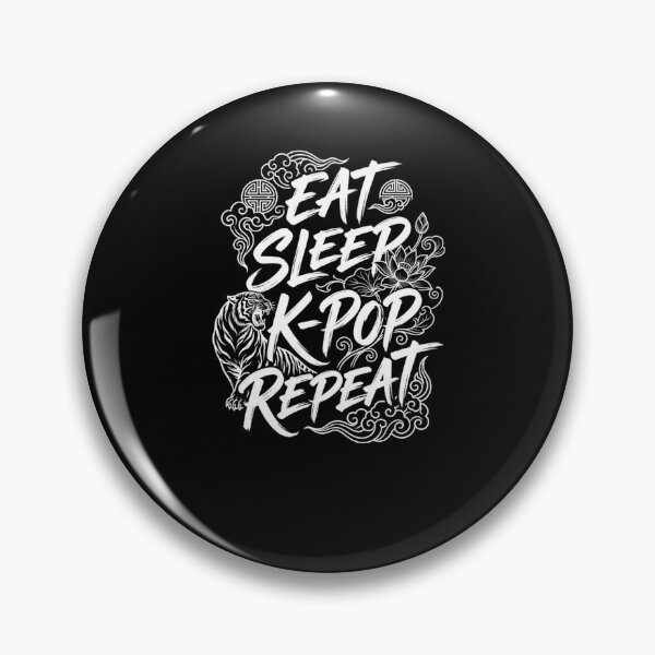 Item preview, Eat Sleep K-Pop Repeat Korean Music Fan designed and sold by snowry.