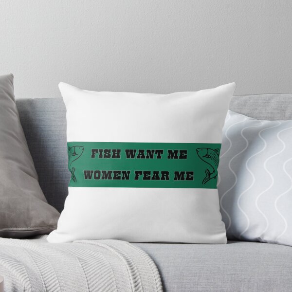 Item preview, fish want me women fear me bumper sticker designed and sold by mdishman9.