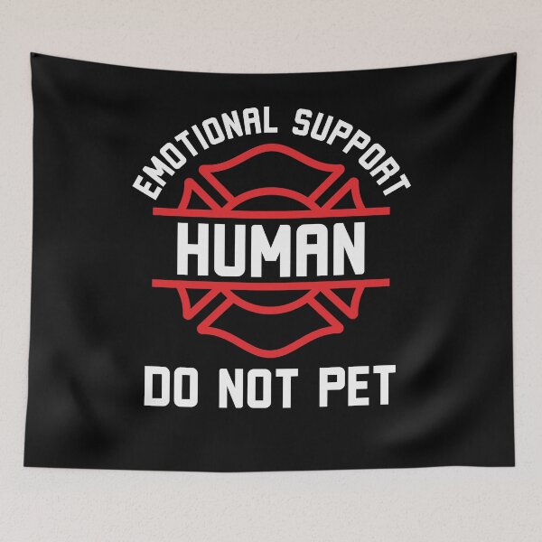 Item preview, Firefighter Emotional Support Human Do Not Pet designed and sold by snowry.