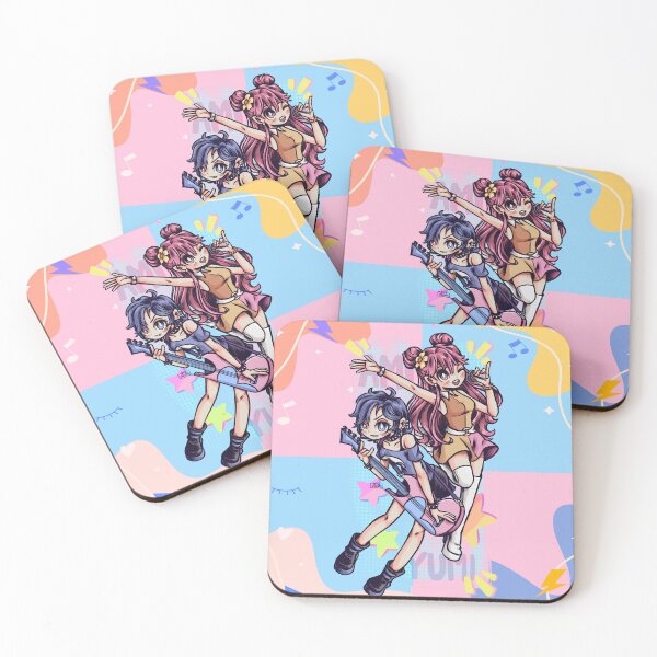 Item preview, Ami & Yumi Rock Stars | Cute Pop Punk Anime Fanart designed and sold by AngiLaguado.