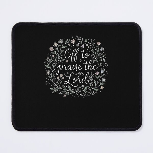 Item preview, Off to Praise the Lord Christian Floral Wreath designed and sold by snowry.