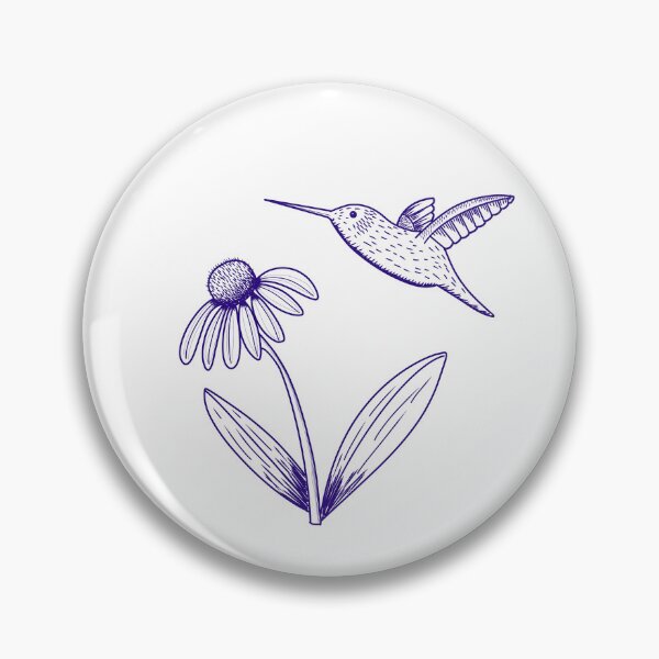 Item preview, Hummingbird and Coneflower designed and sold by lovelypatterns.