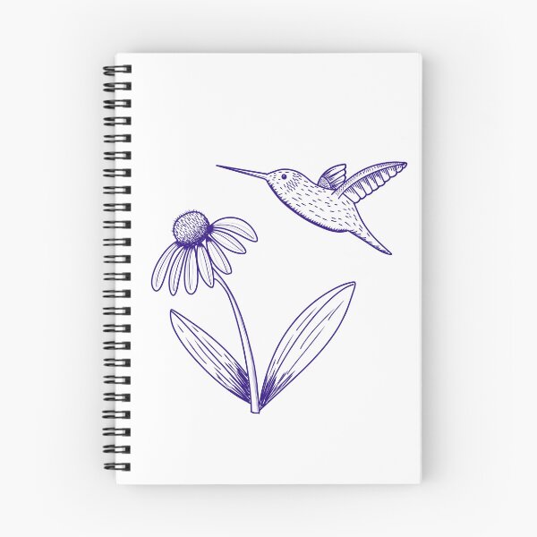 Artikelvorschau, Kolibri und Sonnenhut entworfen und verkauft von lovelypatterns.