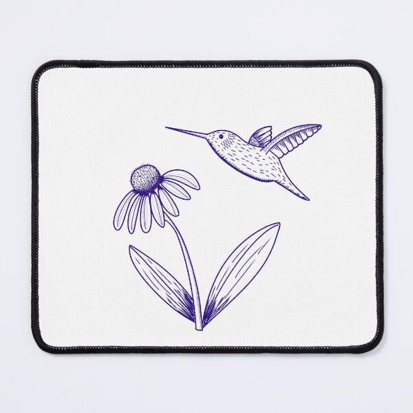 Item preview, Hummingbird and Coneflower designed and sold by lovelypatterns.