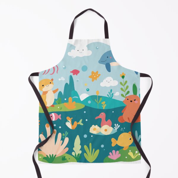 Item preview, Kawaii Sea Friends Underwater Ocean Panorama designed and sold by BestChoiceService.