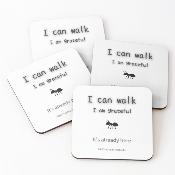 Item preview, Walking Gratitude Quote designed and sold by miho-anshin.
