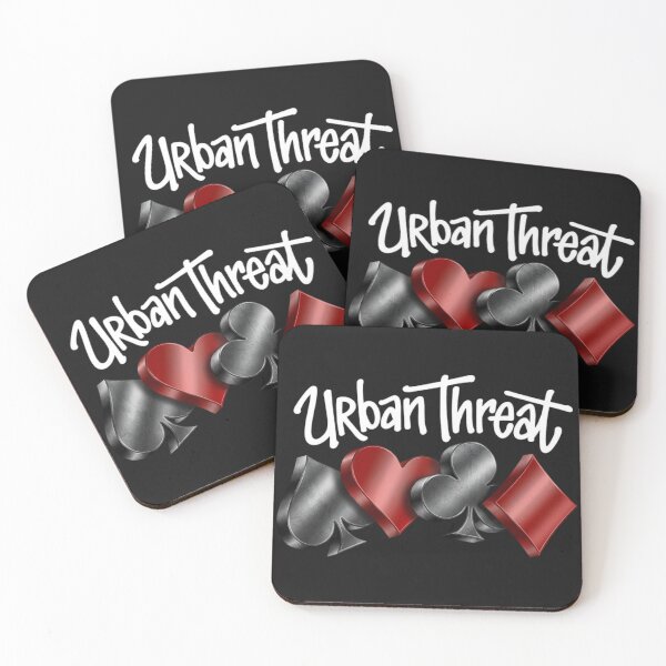 Item preview, Metallic Poker Suits Urban Threat Graphic designed and sold by UrbanThreat.