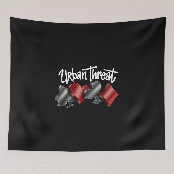 Item preview, Metallic Poker Suits Urban Threat Graphic designed and sold by UrbanThreat.