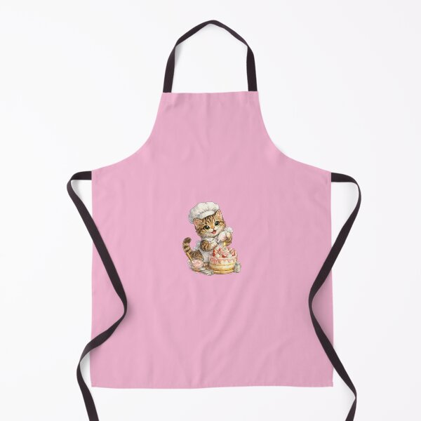 Item preview, cat making birthday cake designed and sold by PasoaPaso2025.