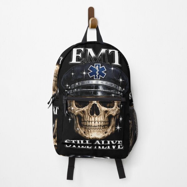Item preview, EMT Still Alive Skull Emergency Medical Technician Dark Humor EMS Paramedic Design designed and sold by ClinicalHubs.