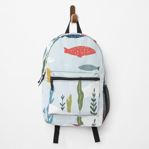 Item preview, Cute Seamless Fish Parade Underwater Pattern designed and sold by BestChoiceService.