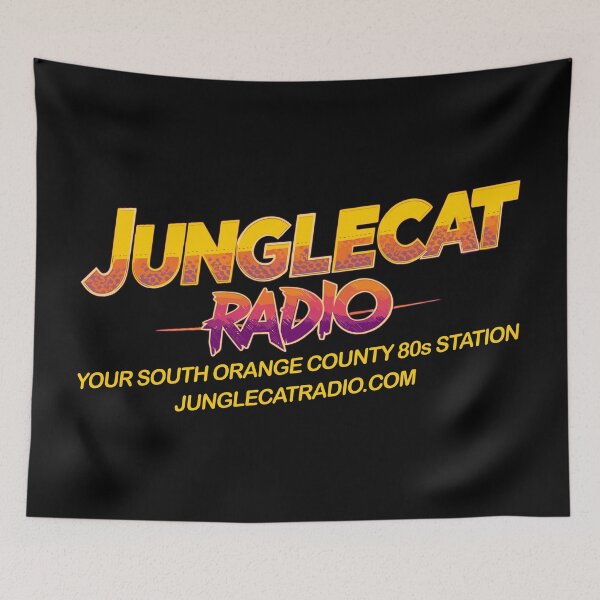 Item preview, Retro 80s Radio Logo - Your South Orange County 80s Station designed and sold by JungleCatRadio.
