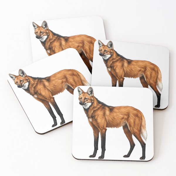 Item preview, Maned Wolf Wildlife Stylized Art Animal Lover Shirt  designed and sold by TheAnimalEdit.