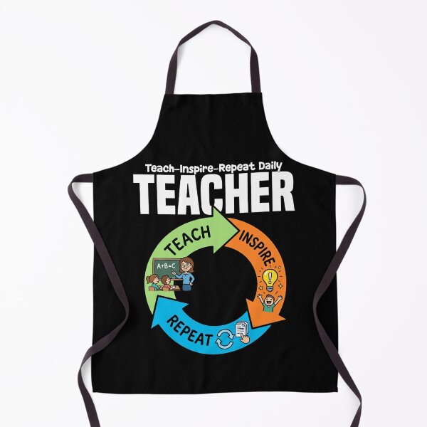 Item preview, TEACHER - TEACH INSPIRE REPEAT DAILY designed and sold by KEF Custom.
