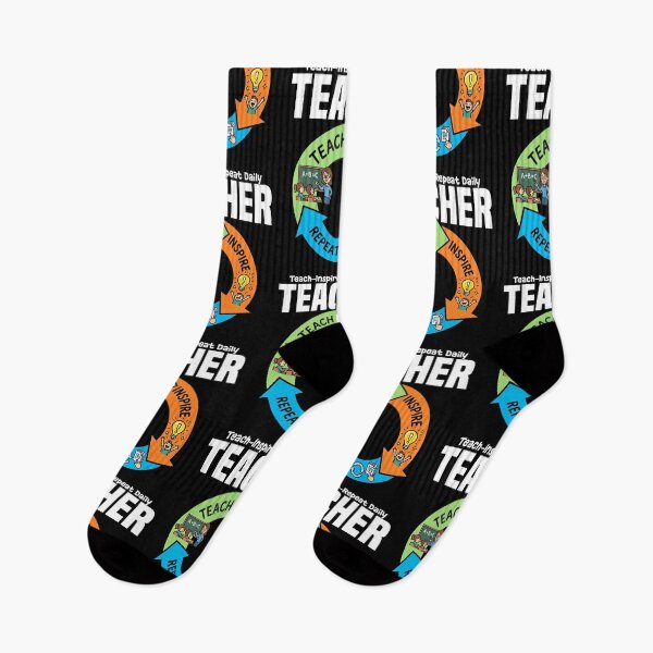 Item preview, TEACHER - TEACH INSPIRE REPEAT DAILY designed and sold by KEF Custom.