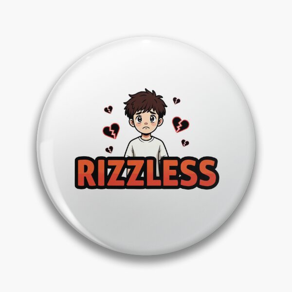Item preview, Rizzless Meme designed and sold by TernEdge.