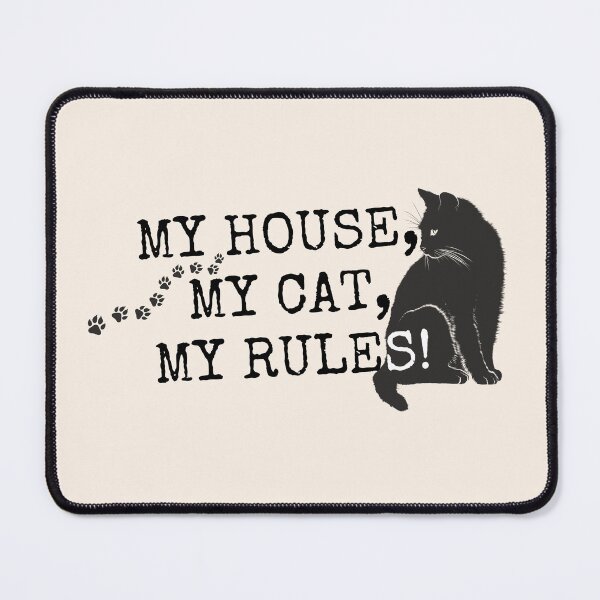 Item preview, Curious Cat Paw Prints – Minimalist Funny Cat Design designed and sold by WS Studio.