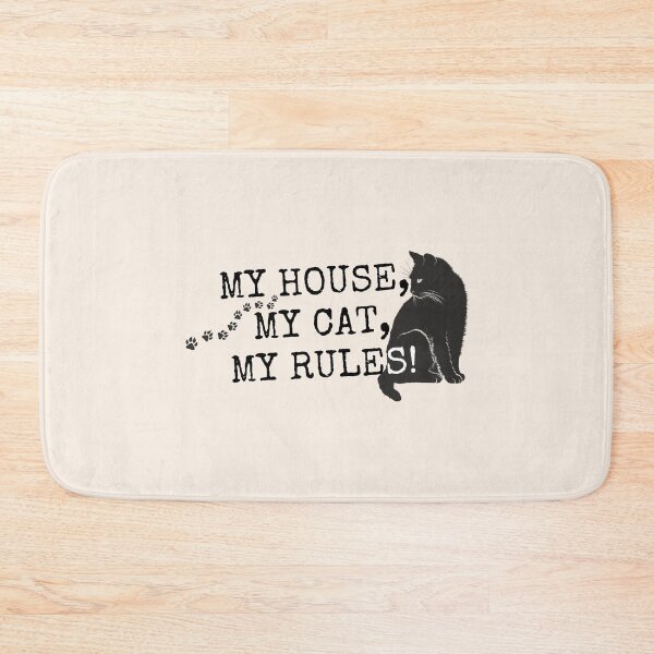 Item preview, Curious Cat Paw Prints – Minimalist Funny Cat Design designed and sold by WS Studio.
