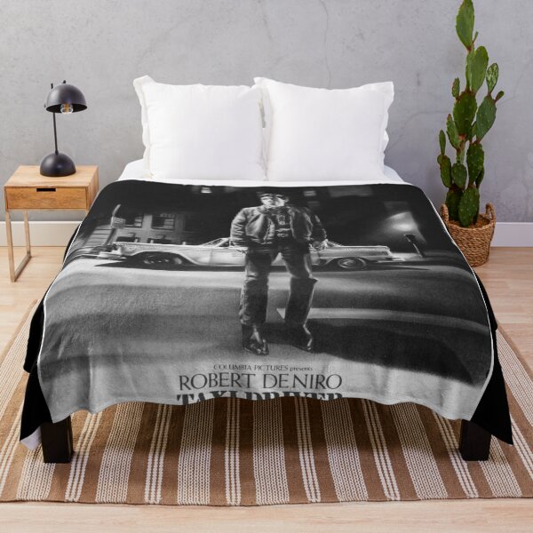 Item preview, TAXI DRIVER POSTER W/ BORDER B&W designed and sold by FILM GUTTER.