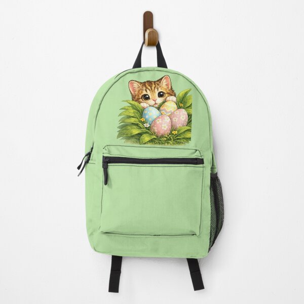Item preview, cat finding Easter eggs designed and sold by PasoaPaso2025.