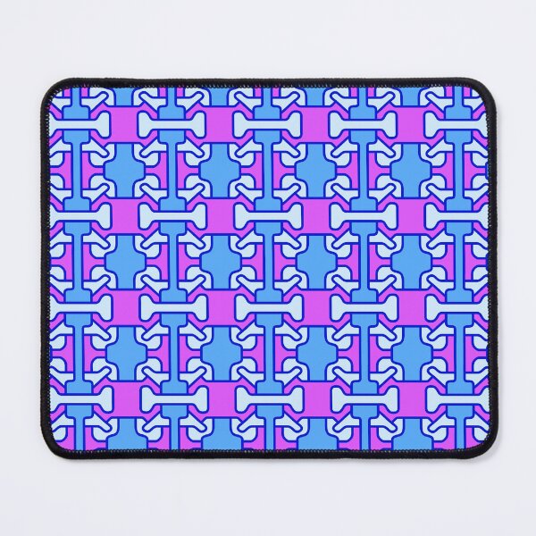 Item preview, Pink blue mosaic designed and sold by Ameliatra Design.