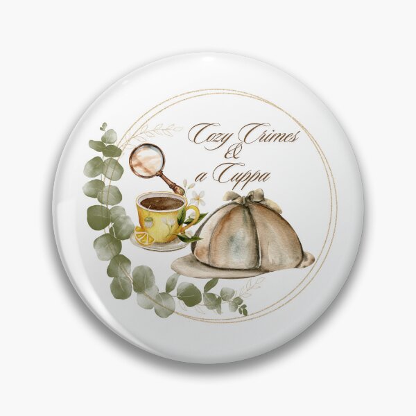 Item preview, Cozy Crimes and a Cuppa - British Mystery Lover Design designed and sold by TheBullishRhino.