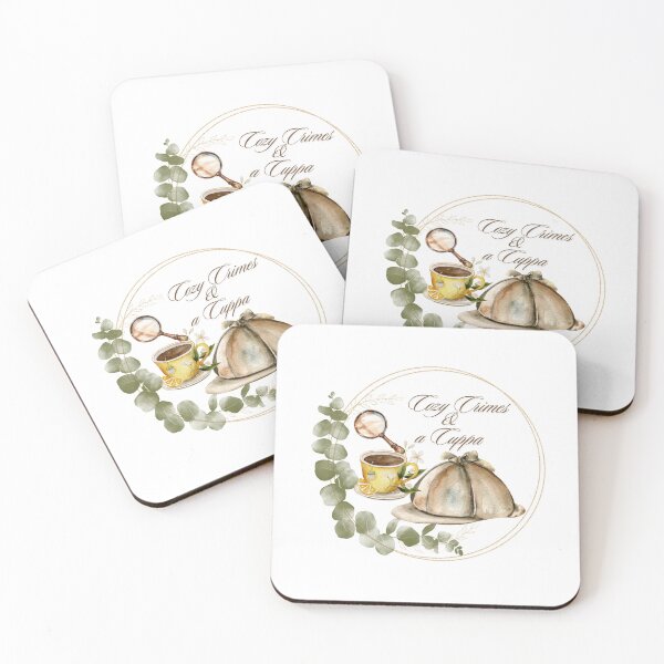 Item preview, Cozy Crimes and a Cuppa - British Mystery Lover Design designed and sold by TheBullishRhino.