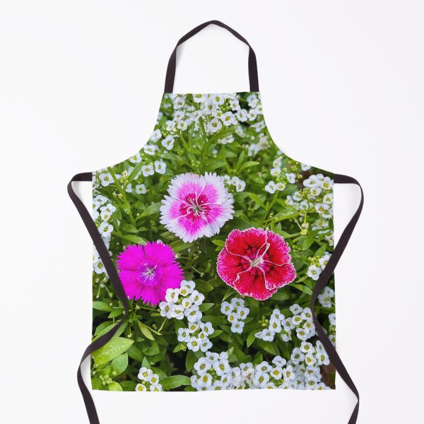 Item preview, Pink Dianthus and White Alyssum – Garden Floral designed and sold by Be Captured by Brittany Emma.