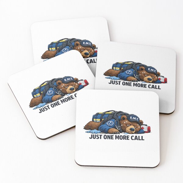 Item preview, Just One More Call EMT Funny EMS Humor Exhausted Paramedic First Responder Design designed and sold by ClinicalHubs.