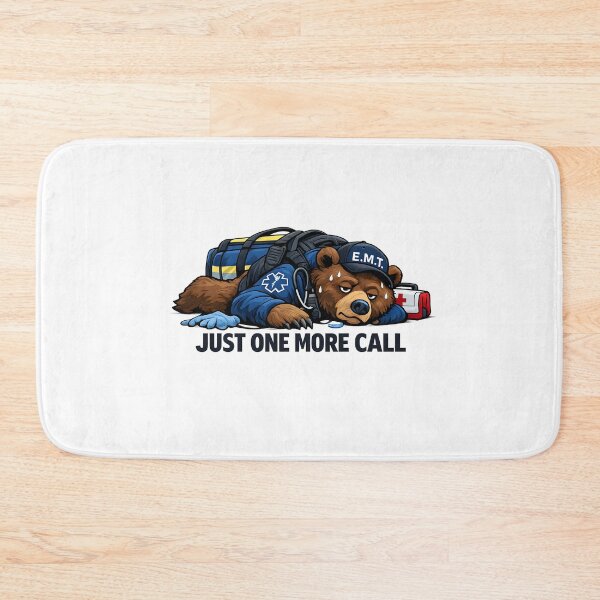 Item preview, Just One More Call EMT Funny EMS Humor Exhausted Paramedic First Responder Design designed and sold by ClinicalHubs.