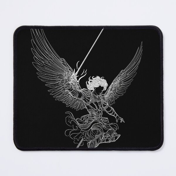Item preview, Black and white angel warrior designed and sold by dcrc.