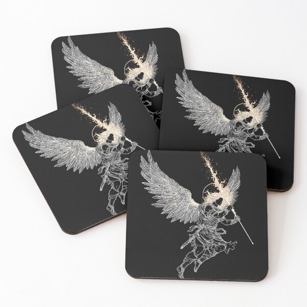 Item preview, Black and white angel warrior designed and sold by dcrc.
