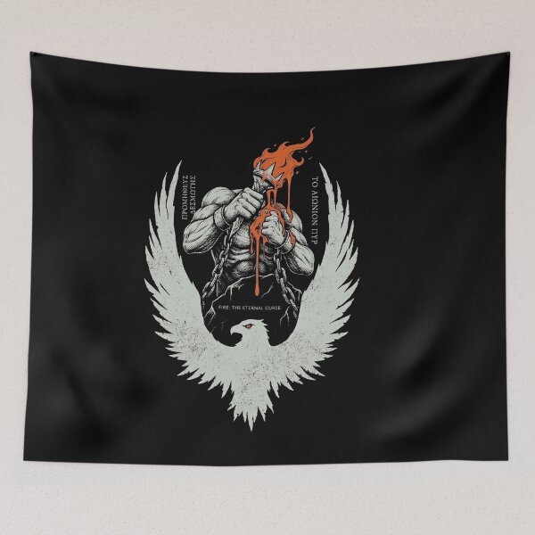 Item preview, Prometheus Bound Ancient Greek Mythology Fire Eagle designed and sold by k3rstman1.