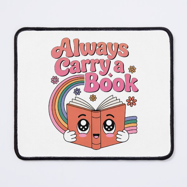 Item preview, Always Carry A Book, Cute Retro Kawaii Book designed and sold by graphic-genie.