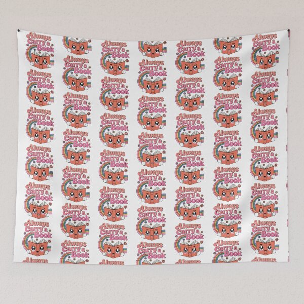 Item preview, Always Carry A Book, Cute Retro Kawaii Book designed and sold by graphic-genie.