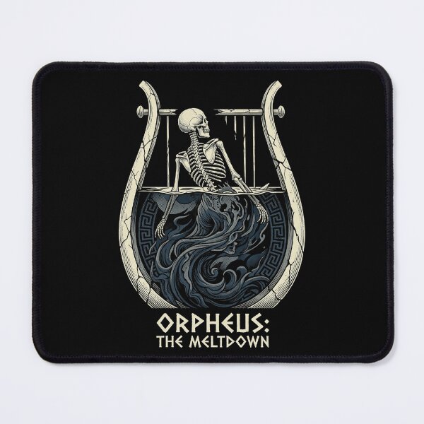 Item preview, Orpheus The Meltdown Skeleton Greek Mythology Lyre designed and sold by k3rstman1.
