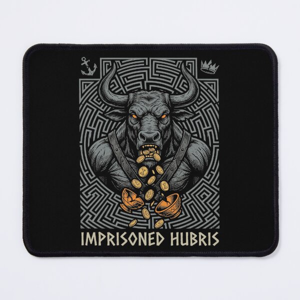 Item preview, Greek Mythology Minotaur Labyrinth Maze Imprisoned Hubris designed and sold by k3rstman1.