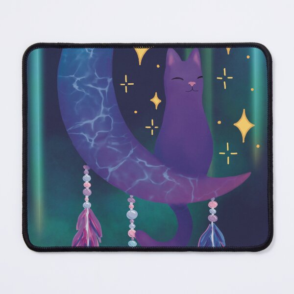 Item preview, Cat on the Moon designed and sold by Paintedsunsxt Designs.