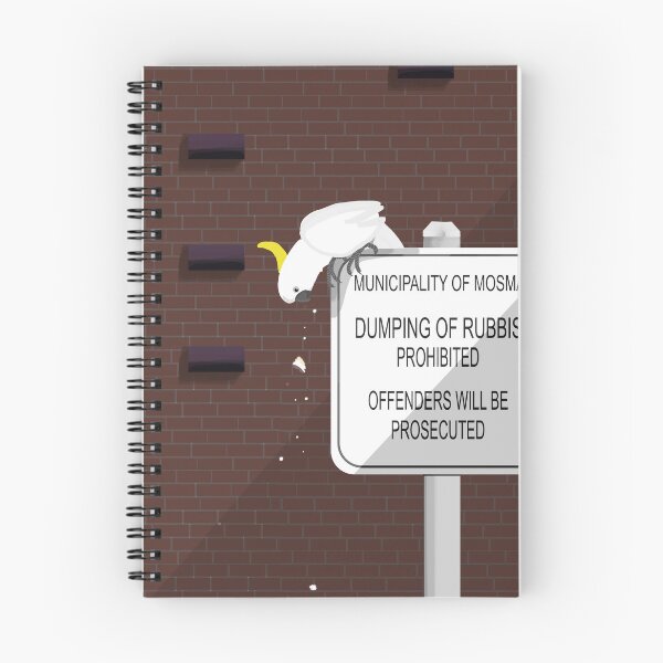 Item preview, Littering Cockatoo Prohibited Sign Brick Wall 2026 designed and sold by Donnahuntriss.