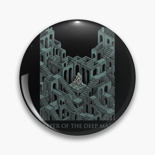 Item preview, Minotaur Labyrinth Keeper Isometric Dark Fantasy Maze designed and sold by k3rstman1.