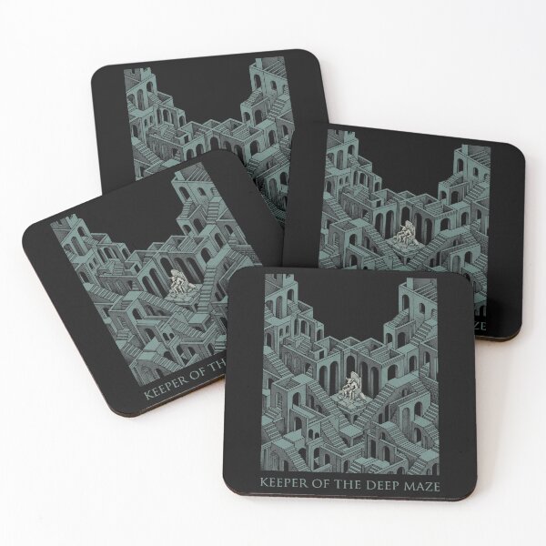 Item preview, Minotaur Labyrinth Keeper Isometric Dark Fantasy Maze designed and sold by k3rstman1.