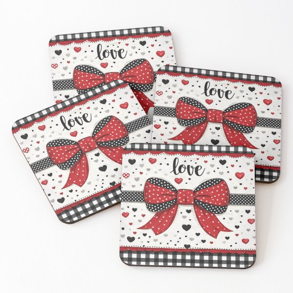 Item preview, Red Ribbon with Hearts designed and sold by Knightofartx25.