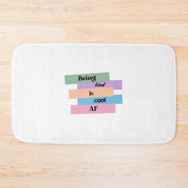 Item preview, Being Kind Is Cool AF – Colorful Minimalist Positive Message Design designed and sold by WS Studio.