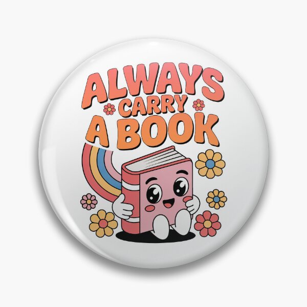 Item preview, Always Carry A Book, Cute Retro Kawaii Book designed and sold by graphic-genie.