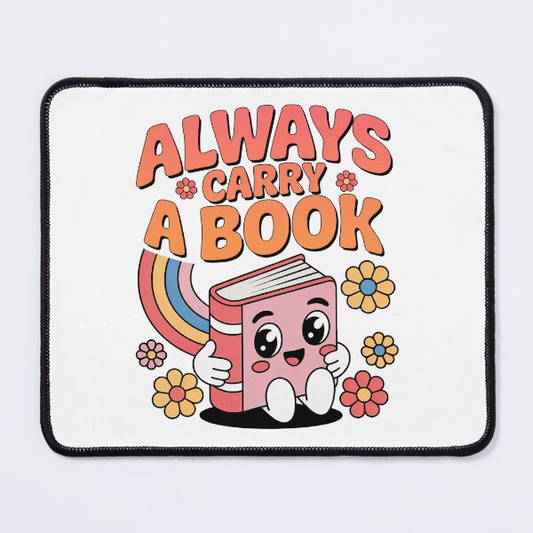 Item preview, Always Carry A Book, Cute Retro Kawaii Book designed and sold by graphic-genie.