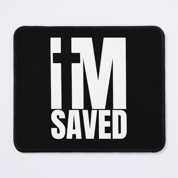 Item preview, I am Saved - Christian White Design designed and sold by MoriaStore.