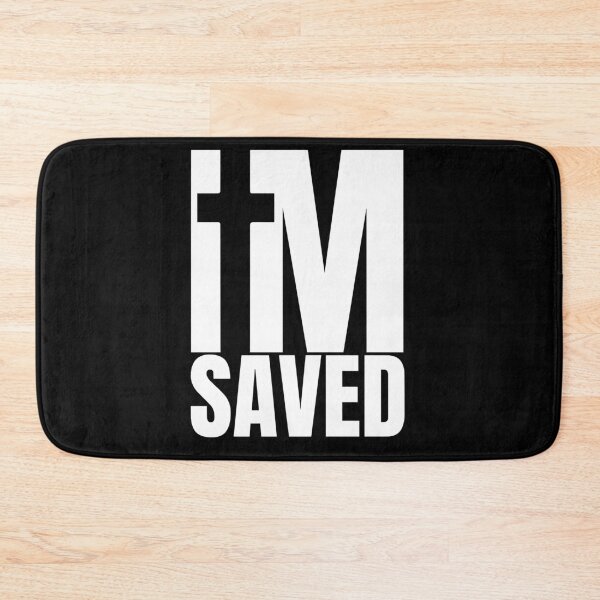 Item preview, I am Saved - Christian White Design  designed and sold by MoriaStore.