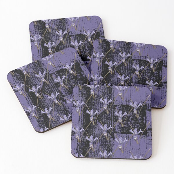 Item preview, Spring's First Flower on Barn Tin Black & Purple designed and sold by Digitalmyth's Designs.