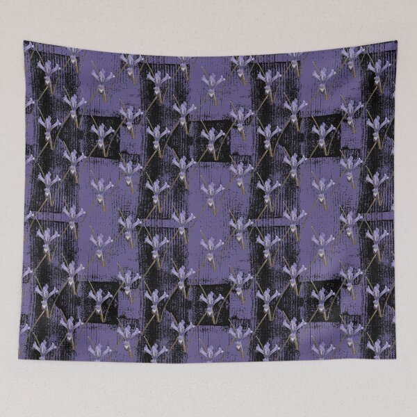 Item preview, Spring's First Flower on Barn Tin Black & Purple designed and sold by Digitalmyth's Designs.